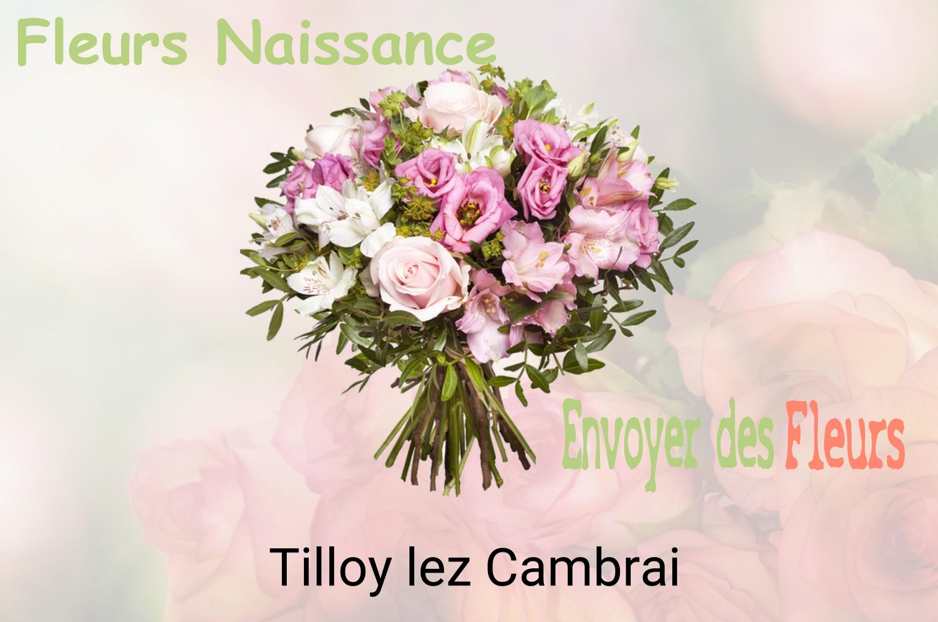 Bouquet de fleurs de naissance livré à Tilloy-lez-Cambrai